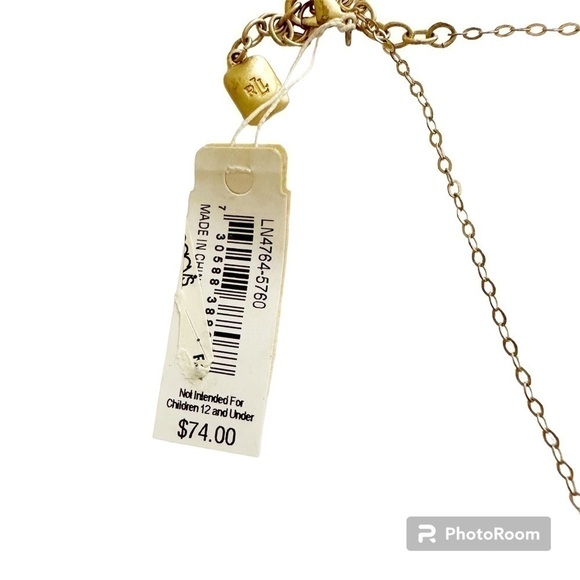 Lauren Ralph Lauren Semi Precious Accents Necklace NWT - Picture 5 of 8